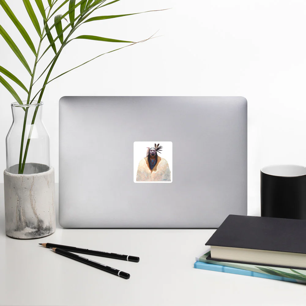 BLACK HAND WHITE RAVEN | Bubble-free Stickers - Image 3