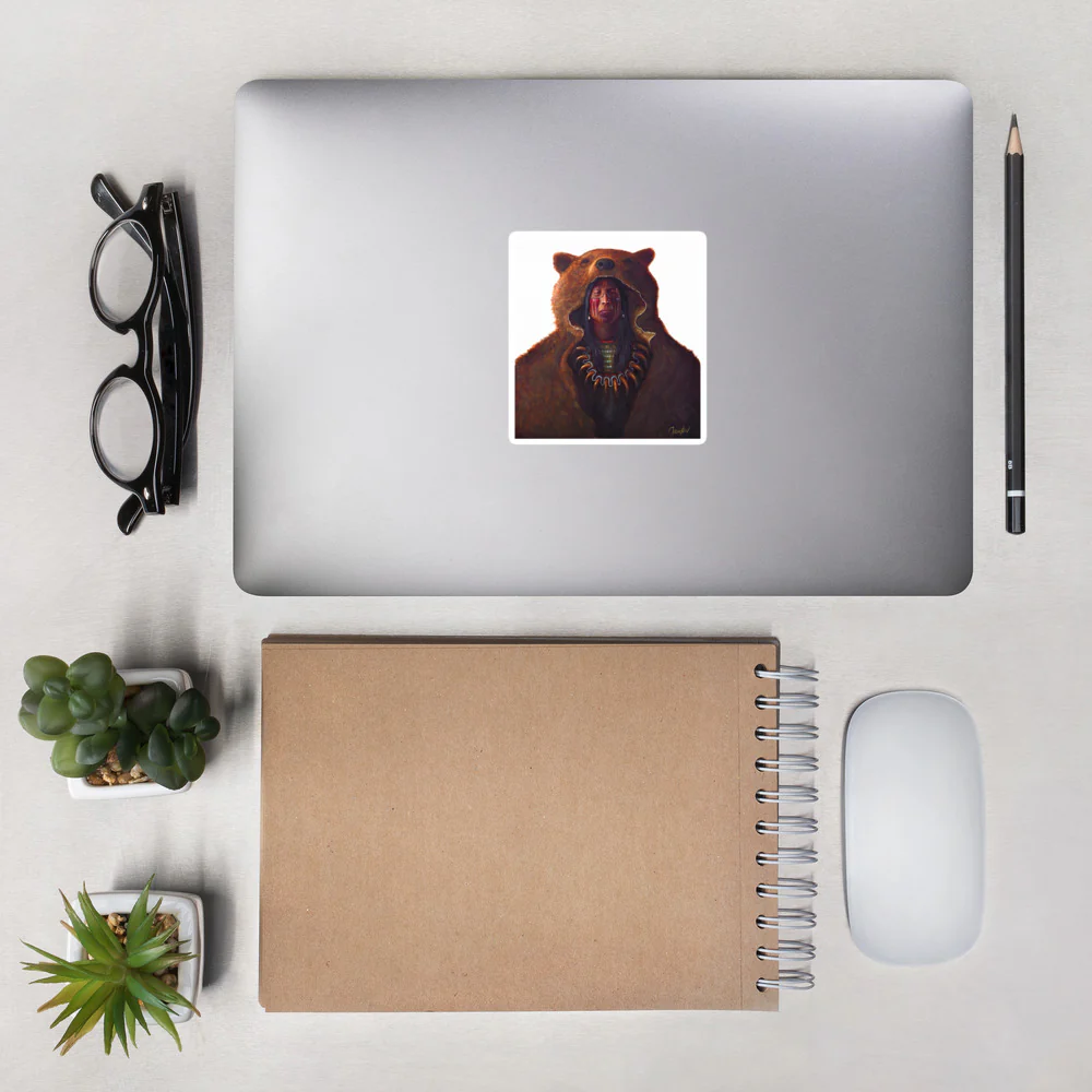 BLOOD HAND BEAR | Bubble-free Stickers - Image 5