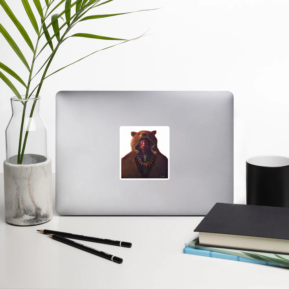 BLOOD HAND BEAR | Bubble-free Stickers - Image 6