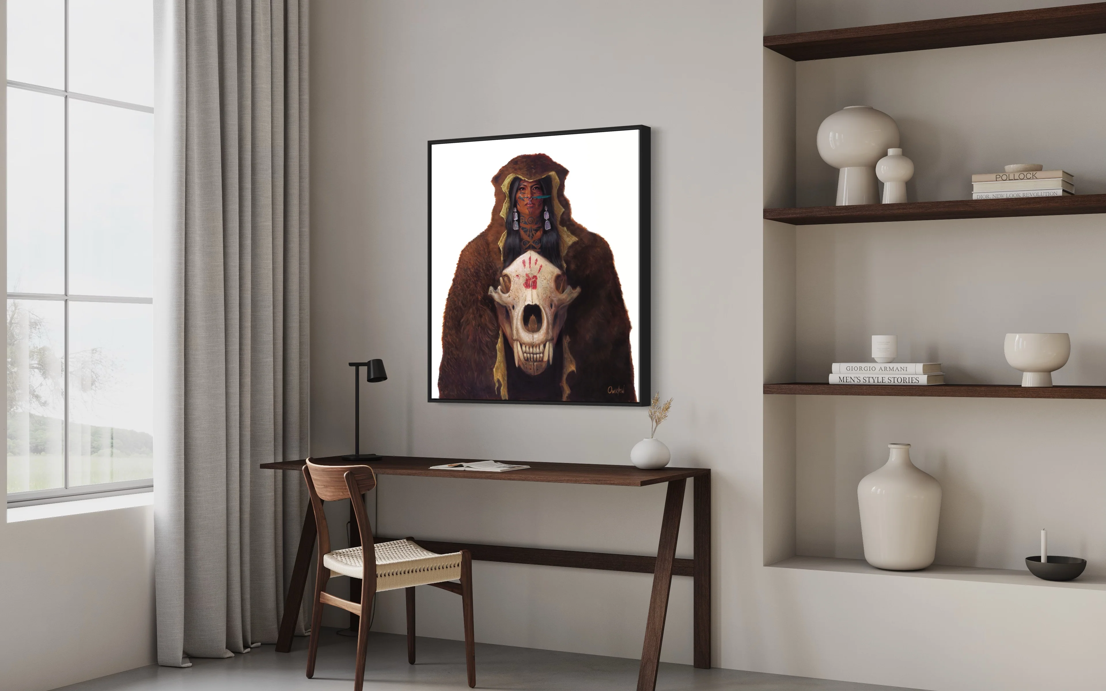 HER VOICE SHAKES THE MOUNTAIN | Luxe Canvas Print - Image 6