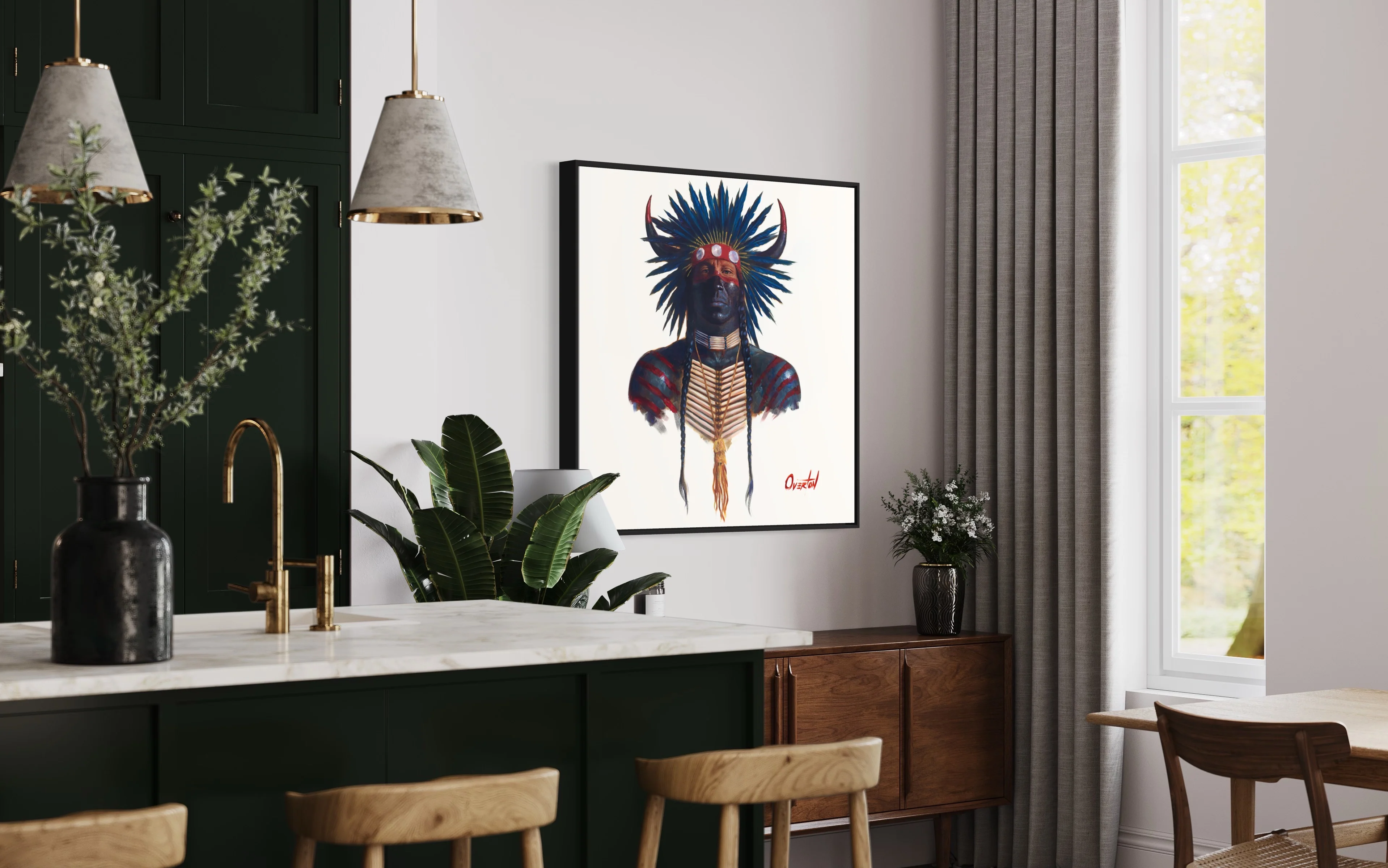 IRON SHIRT | Luxe Collection Canvas Print - Image 9