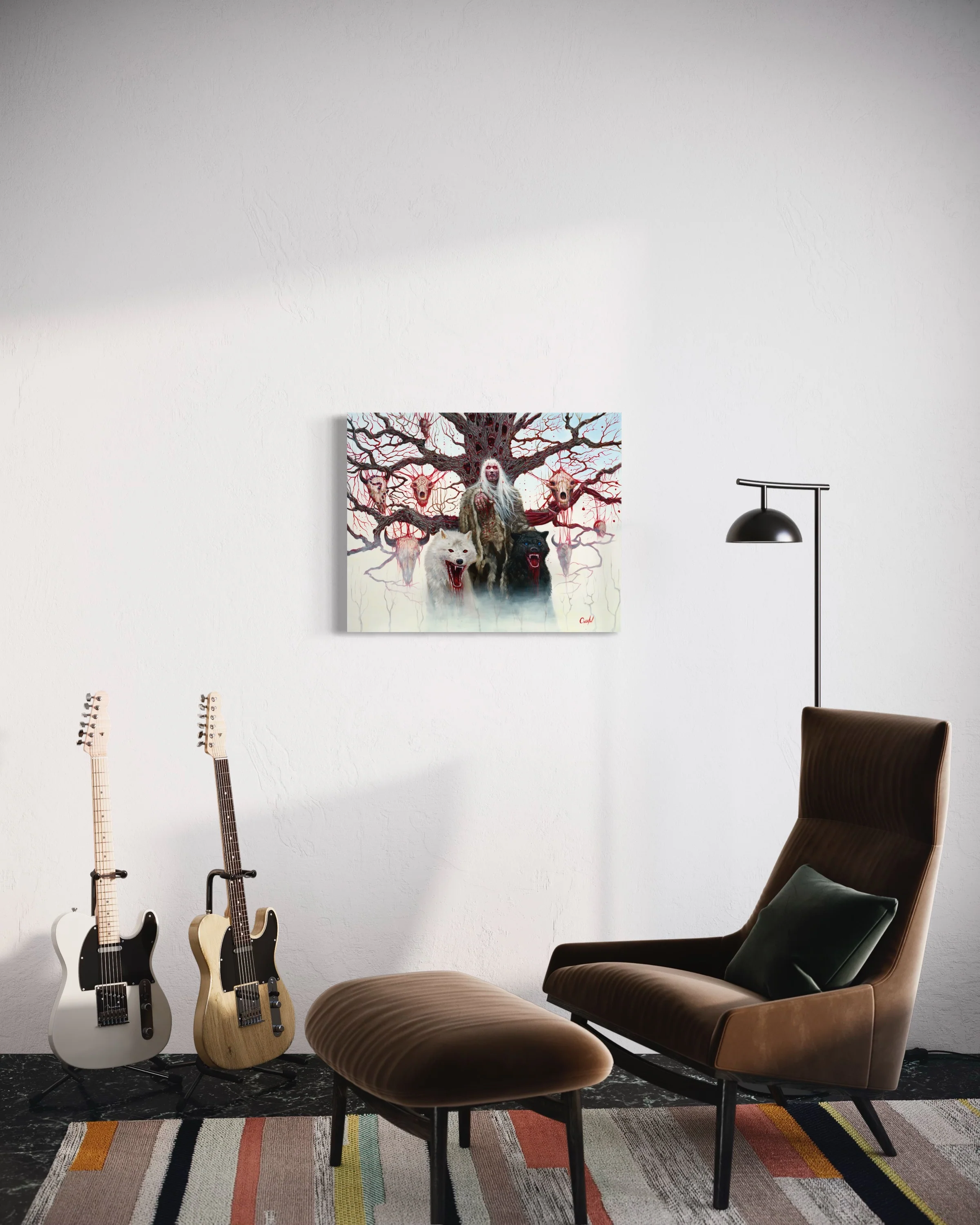 TREE OF BLOOD AND SOULS | Luxe Collection Canvas Print - Image 4