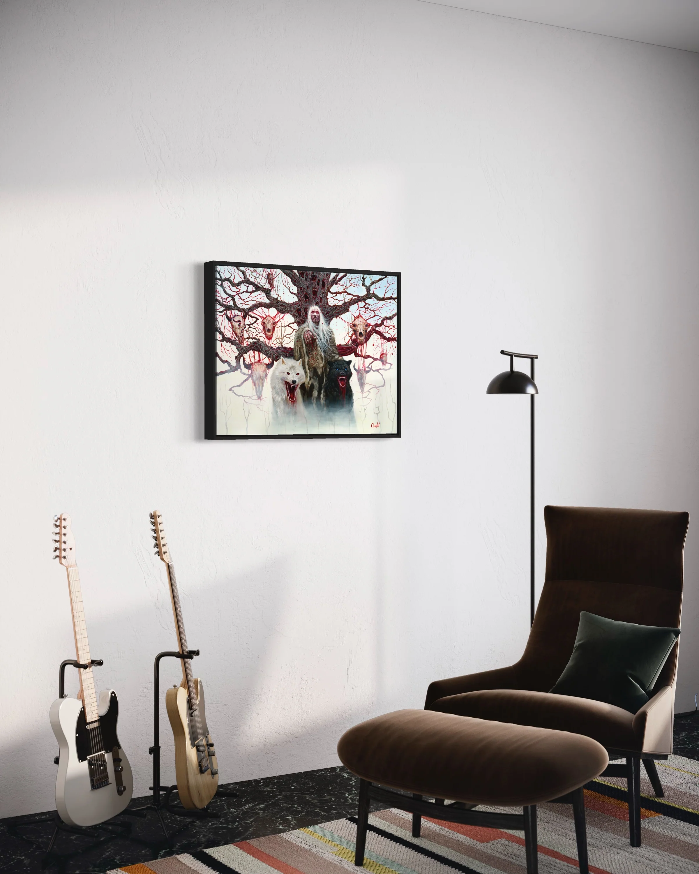 TREE OF BLOOD AND SOULS | Luxe Collection Canvas Print - Image 7